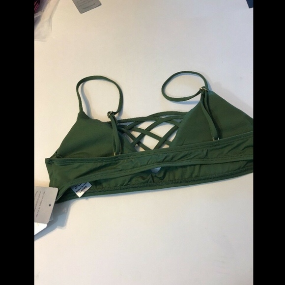 NWT! L Space Jaime Bikini Top Jungle Green Large - Picture 8 of 8